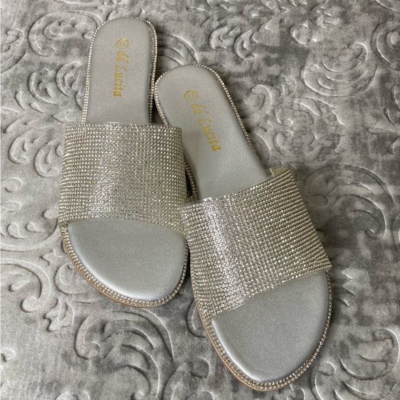 add Lucita Rhinestones Sandals - Picture 4 of 5